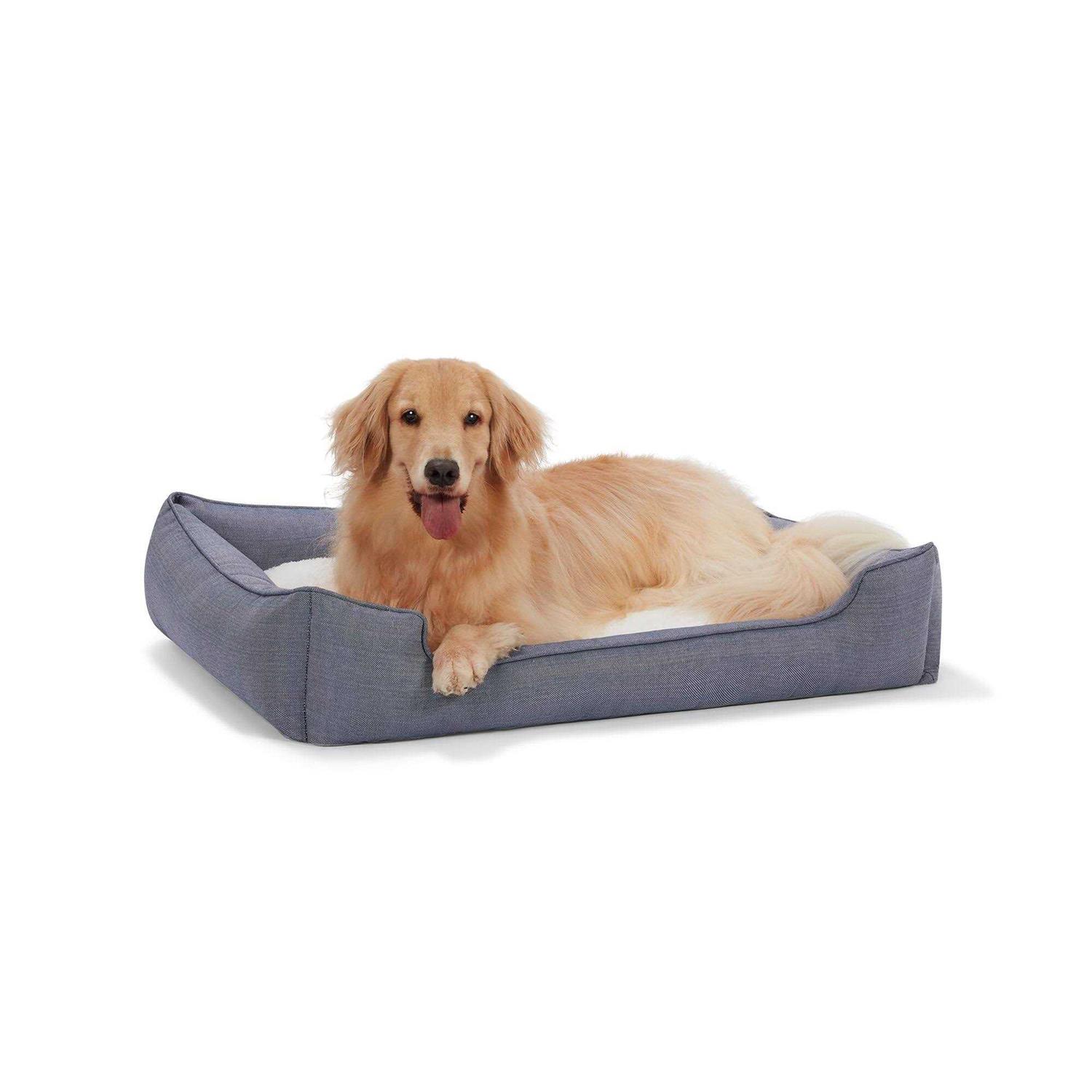 Top Paw Chambray Cuddler Dog Bed - Pet Supplies online store