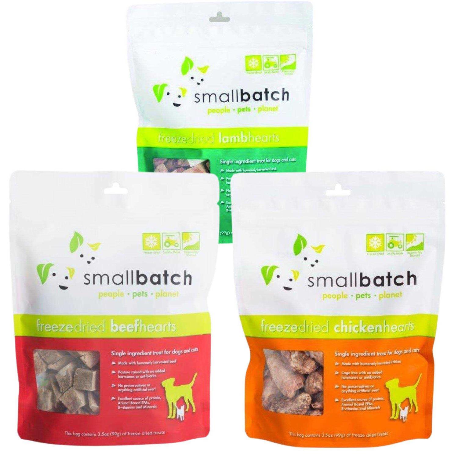 Smallbatch Freeze Dried Hearts - Pet Supplies online store