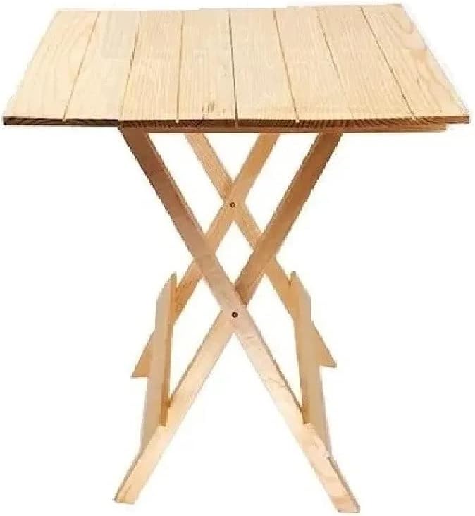 Wooden folding table