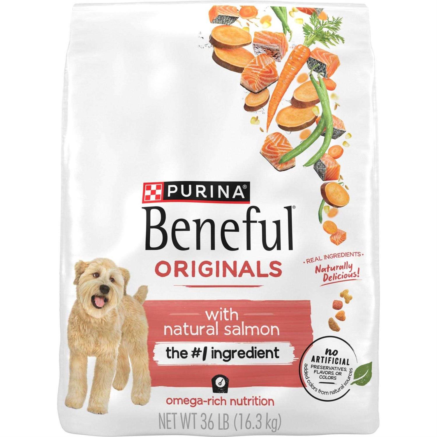 Purina Beneful Originals Salmon Dry Dog Food - Pet Supplies online store