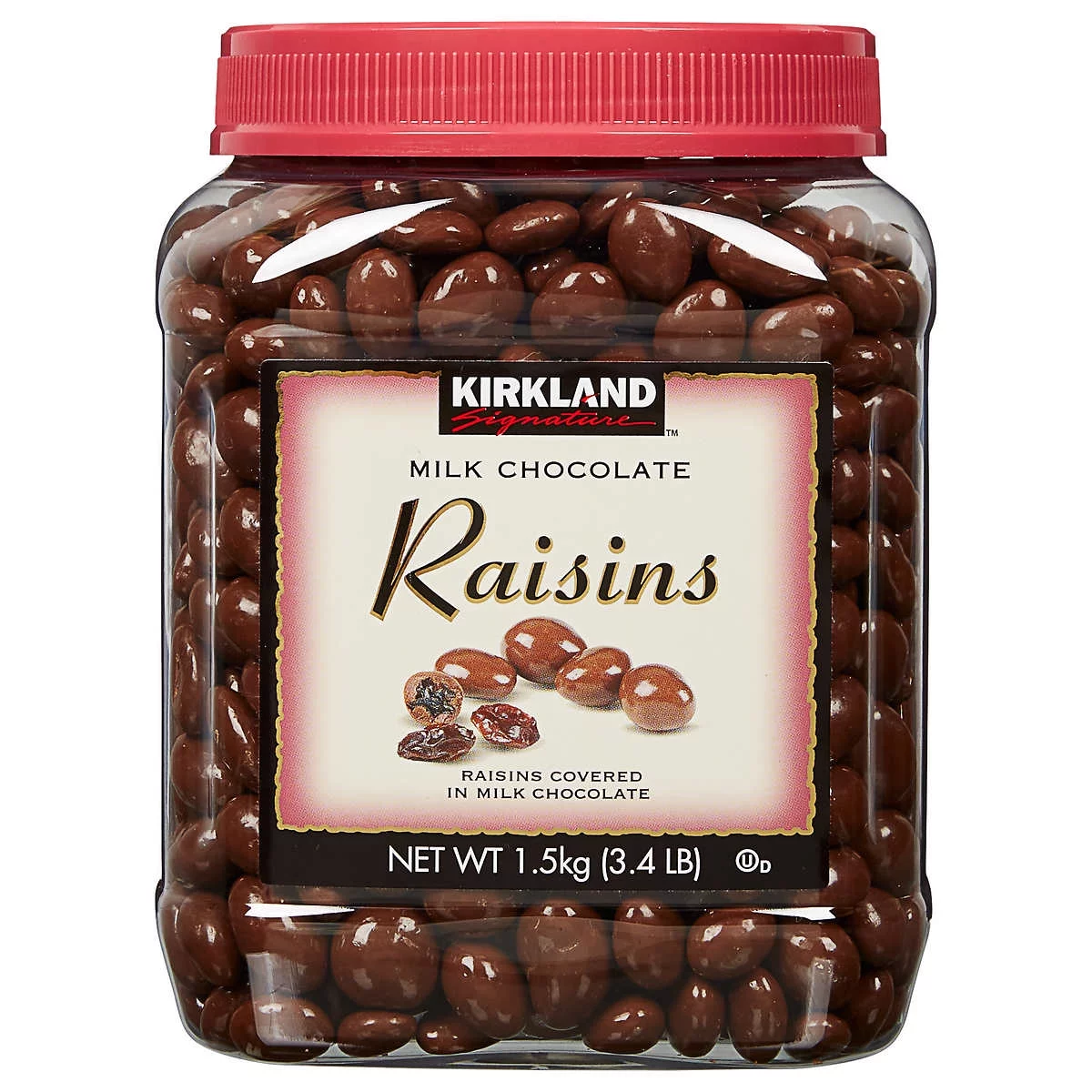 Kirkland Signature Milk Chocolate, Raisins, 54 Ounce