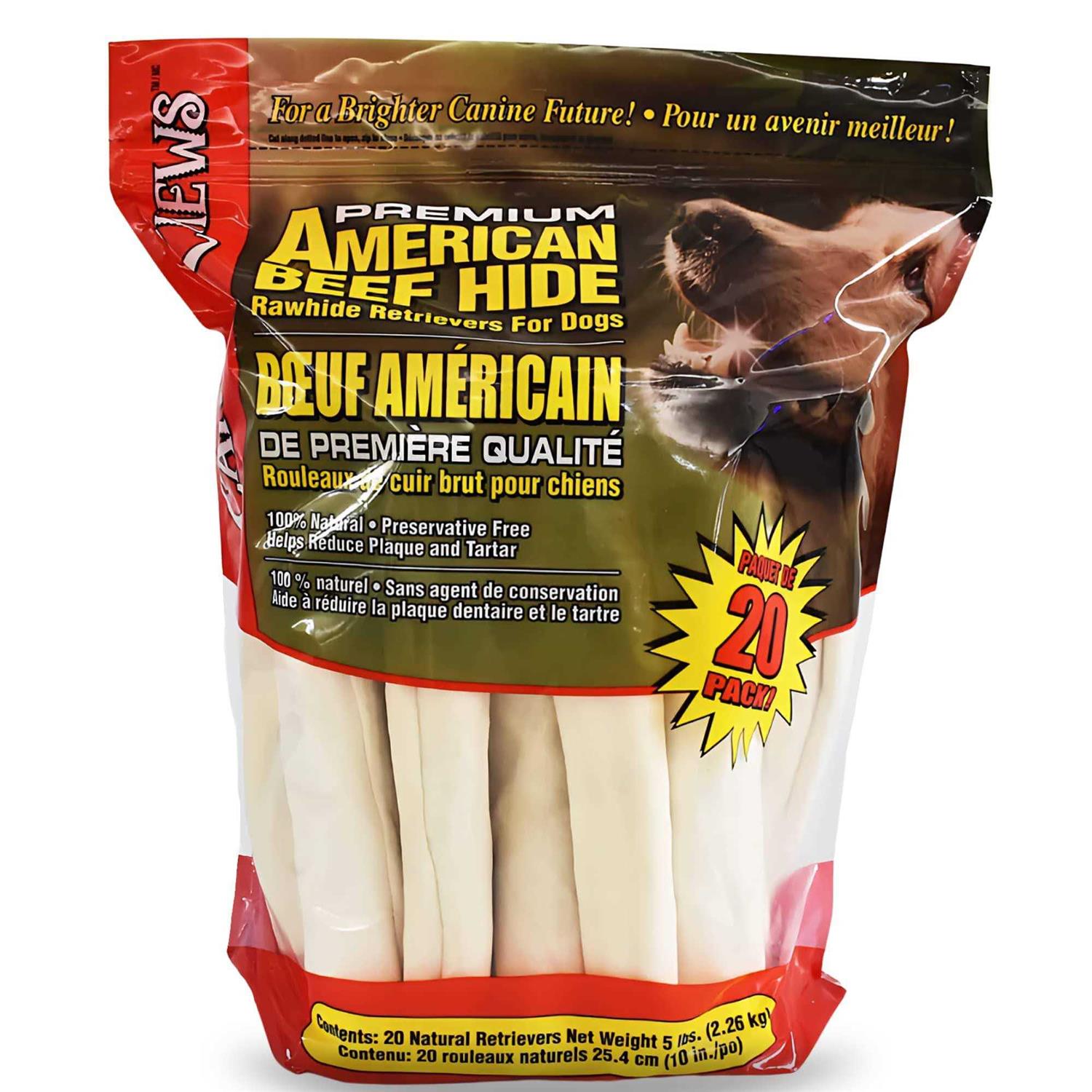 Canine Chews 10-11 Dog Rawhide Retriever Rolls Dog Rawhide Chews - Pet Supplies online store