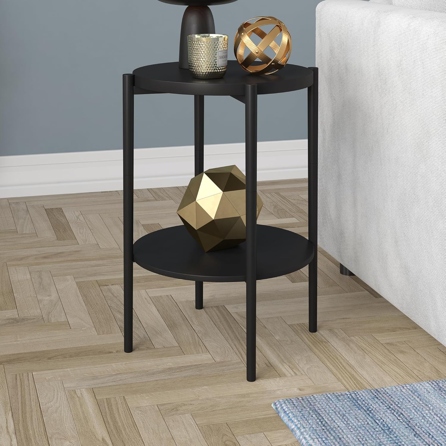 Henn&Hart Wayne Side Table, 18