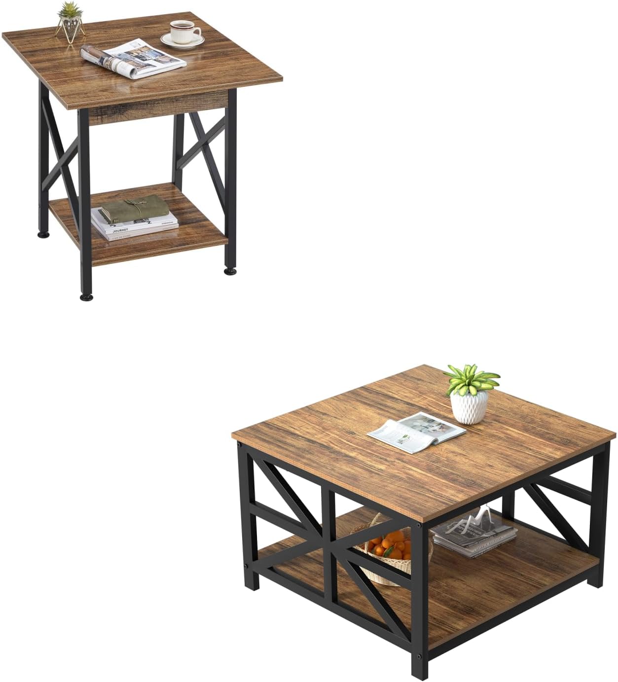 GreenForest End Table and Coffee Table