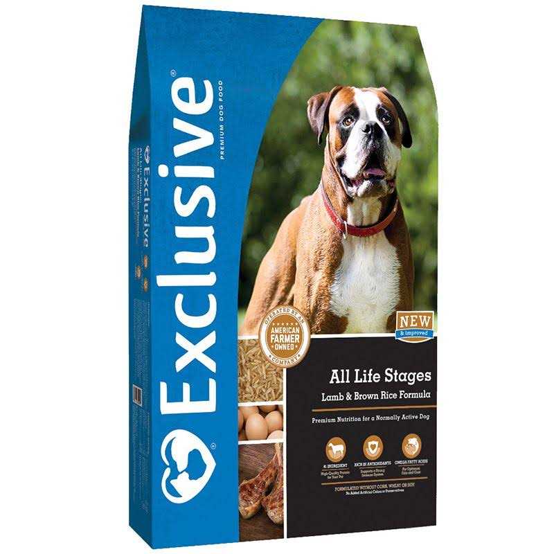 Exclusive Dog Food All Life Stages Lamb Brown Rice - Pet Supplies online store