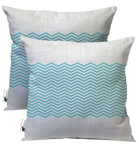 Retro Indoor/Outdoor Throw Pillows - Set of 2 - Miami Vice Washed Out Furniture Pillows | UBU Republic (20X20)