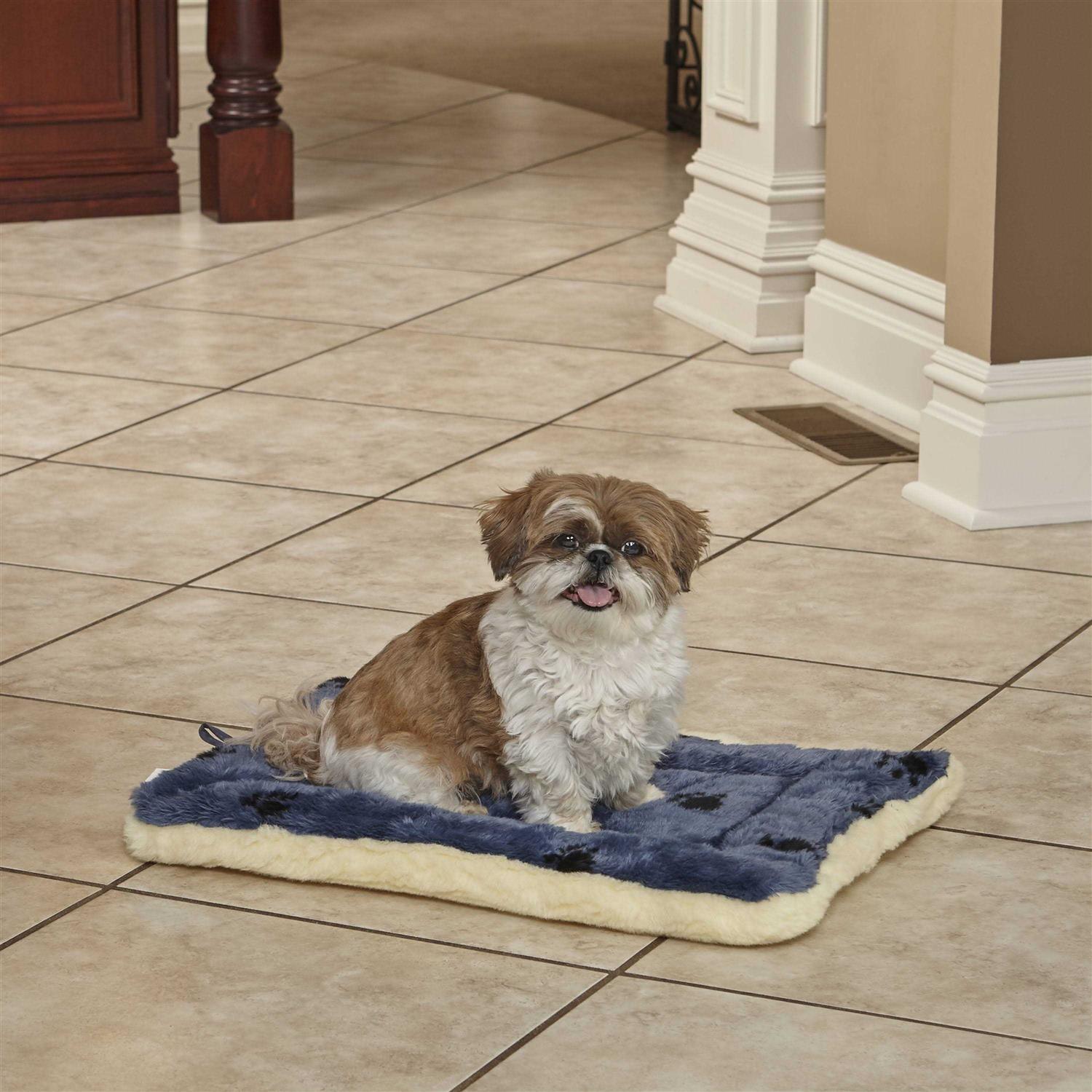 Midwest Reversible Paw-Print Pet Bed - Pet Supplies online store
