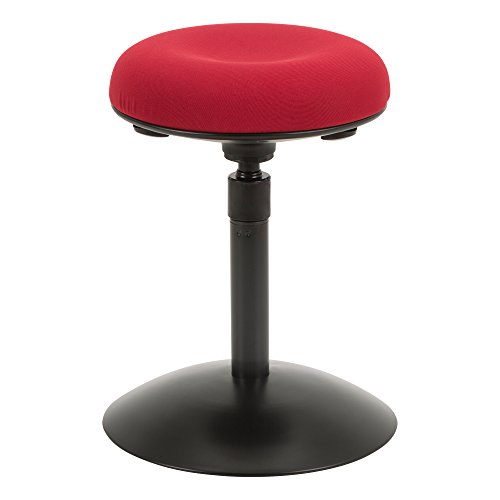 Norwood Commercial Furniture Active Stool with Adjustable Height Pivot Round Seat, Black NOR-NIL1716F-BK-SO