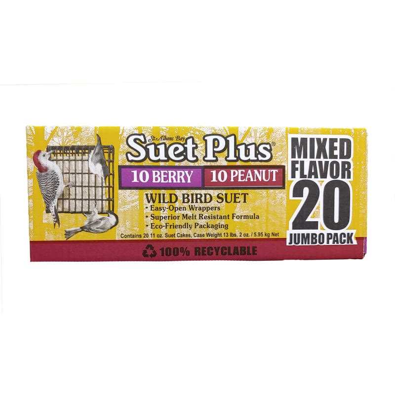 Suet Plus Mixed 20 Pack By Wildlife Sciences - Pet Supplies online store