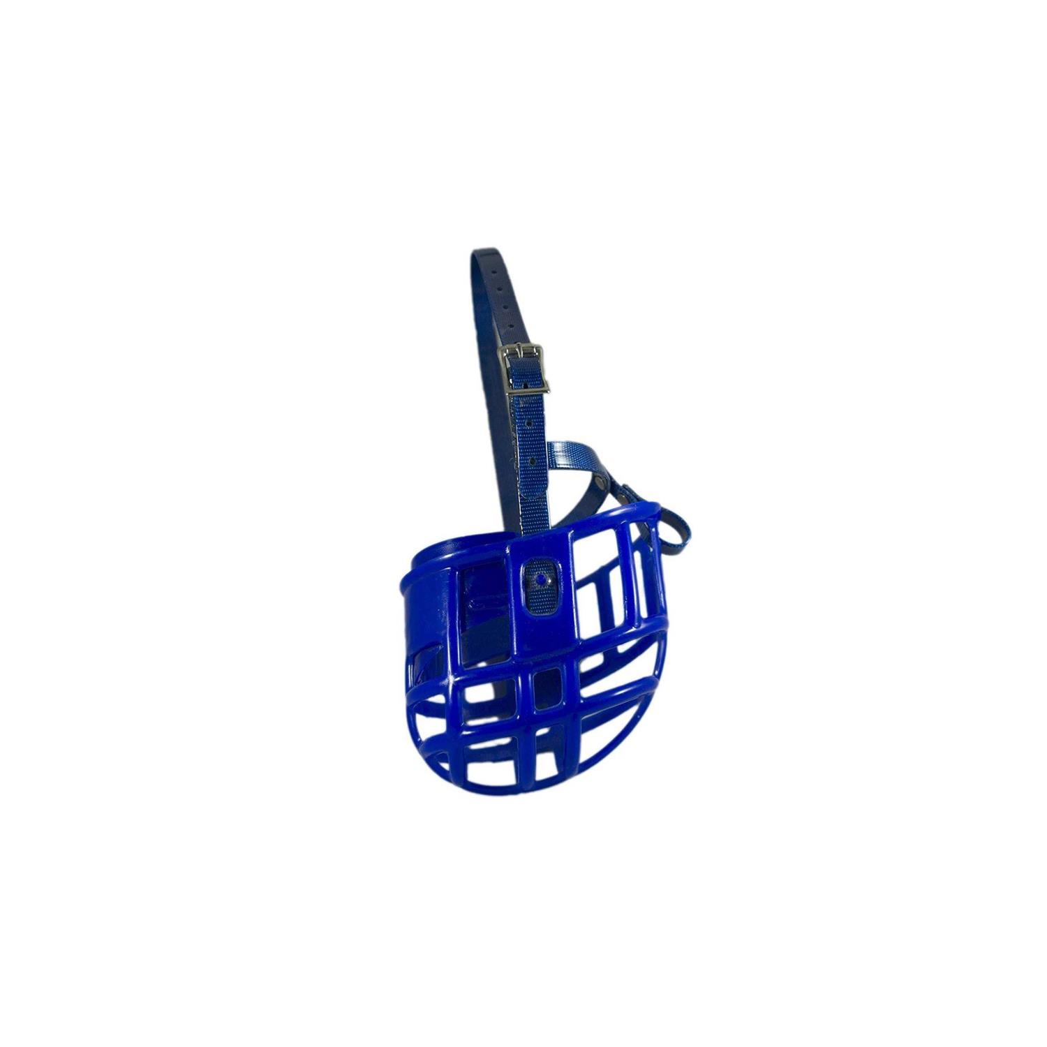 Birdwell Enterprises Plastic Dog Muzzle with Adjustable Plastic Coated Nylon Headstall - Pet Supplies online store
