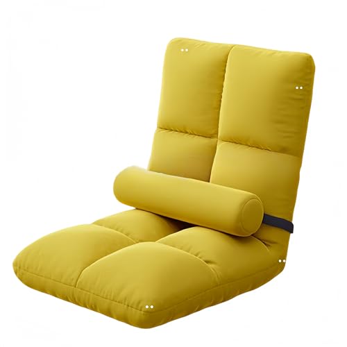 Folding Tatami Lazy Sofa Balcony Reclining Chair fallow Single Sofa, styles to choose from. (Pink, Flannel Big 8 frames)