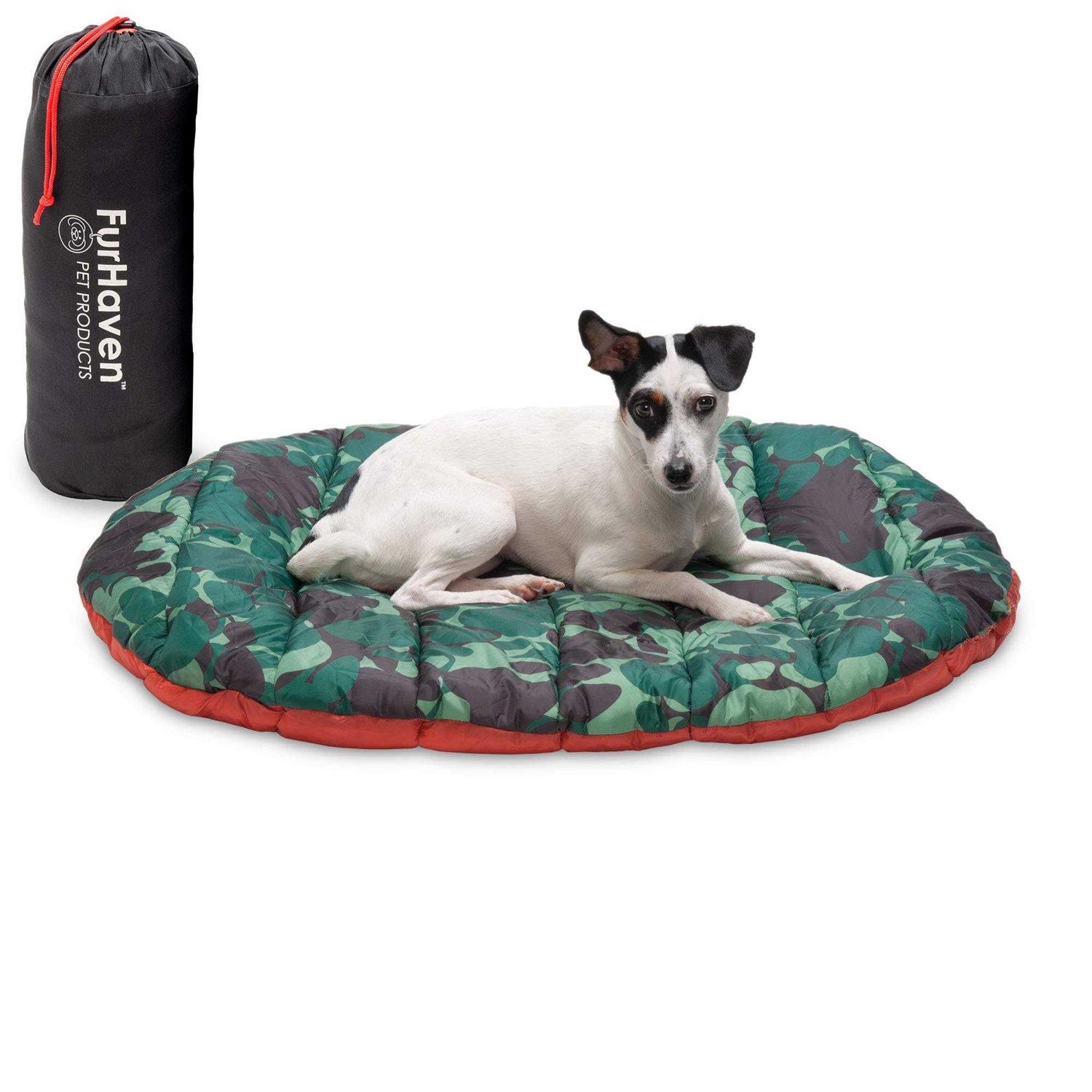 FurHaven Trail Pup Packable Stuff Sack Travel Pillow Dog Bed - Pet Supplies online store