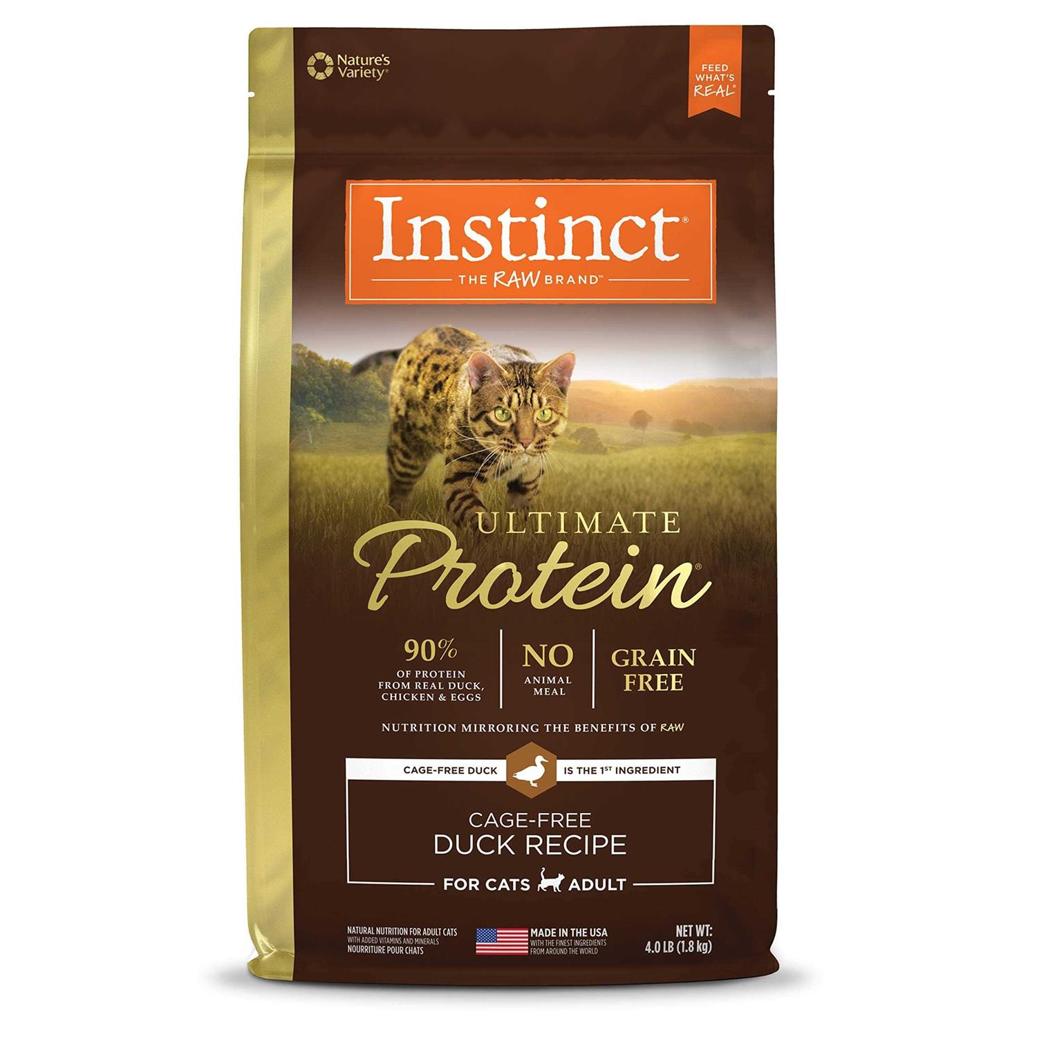 Instinct Ultimate Protein Cage-Free Duck Recipe Grain-Free Dry Cat Food - Pet Supplies online store