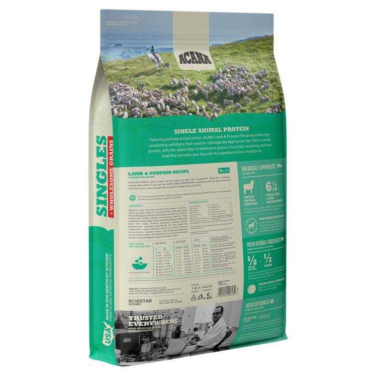 Acana Wholesome Grains Lamb & Pumpkin Dry Dog Food - Pet Supplies online store