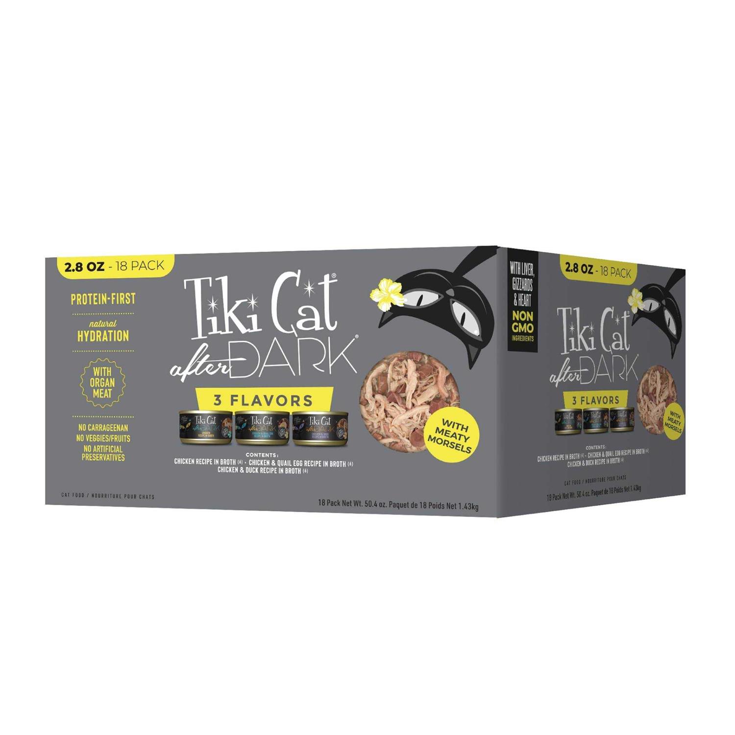 Tiki Cat After Dark Variety Pack Cat Food - Pet Supplies online store
