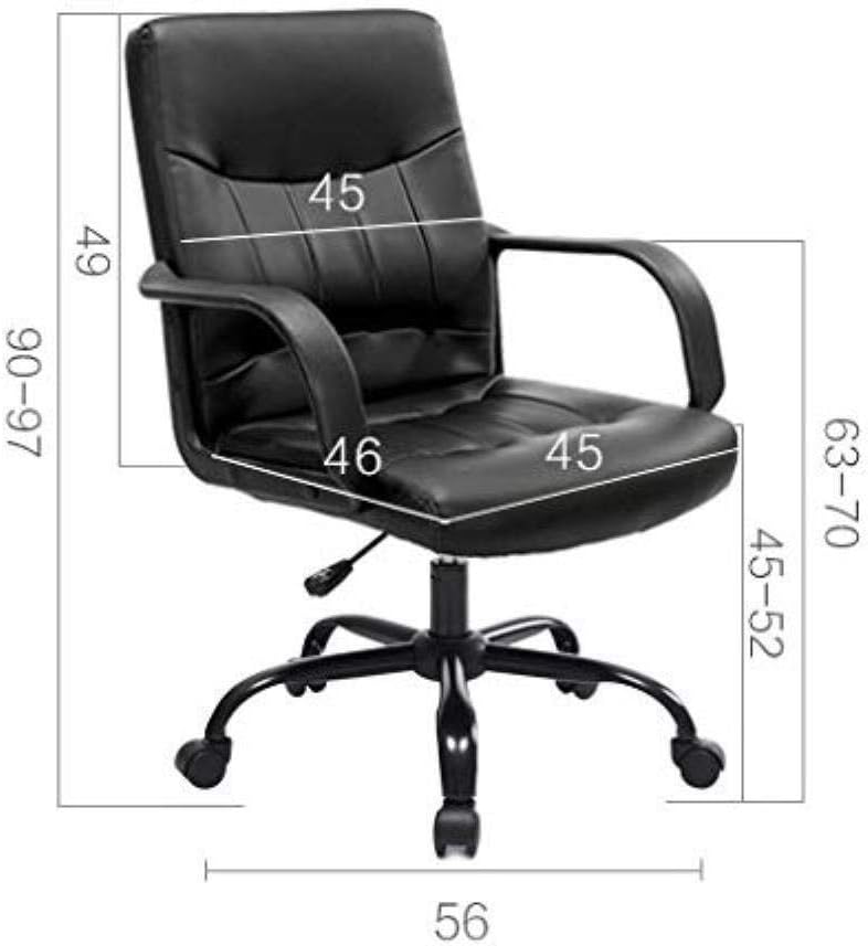 Executive Recline Office Desk Chairs,Comfortable Easy to Clean Chair Computer Chair Table and Chair Adjustable Seat Heigh Swivel Reception Chair Padded Office Chair