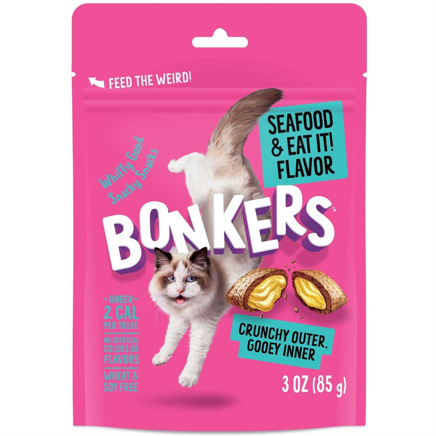 Bonkers Seafood & Eat It Crunchy Cat Treats - Pet Supplies online store