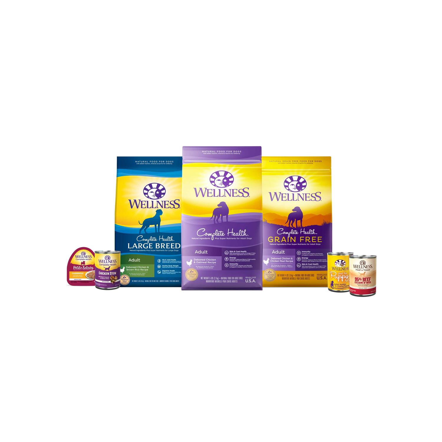 Wellness Grain Free Complete Health Small Breed Deboned Turkey Chicken & Salmon Dry Dog Food - Pet Supplies online store