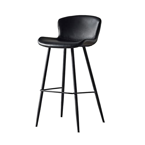 Bar Chair Bar Stools Modern Fashion High Stool Restaurant Bar Counter Front Back Bar Stool Leisure Bar Chair Kitchen Counter Dining Chair High Chair (Color : A)