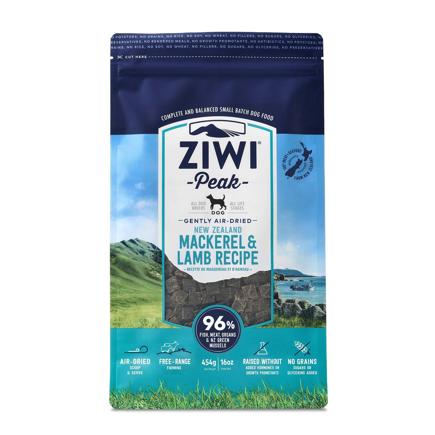 Ziwi Peak Mackerel Lamb Air-Dried Dog Food - Pet Supplies online store