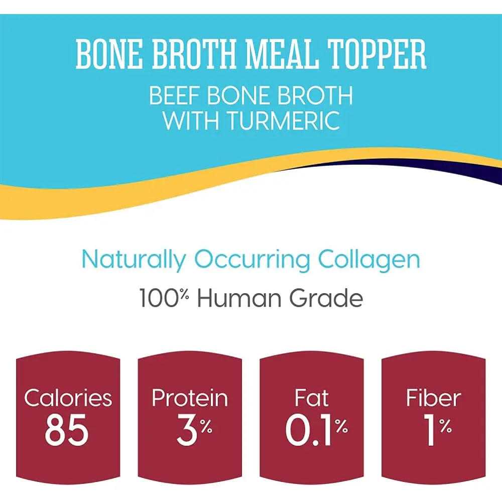 Solid Gold Beef Bone Broth with Turmeric Dog Food Topper - Pet Supplies online store