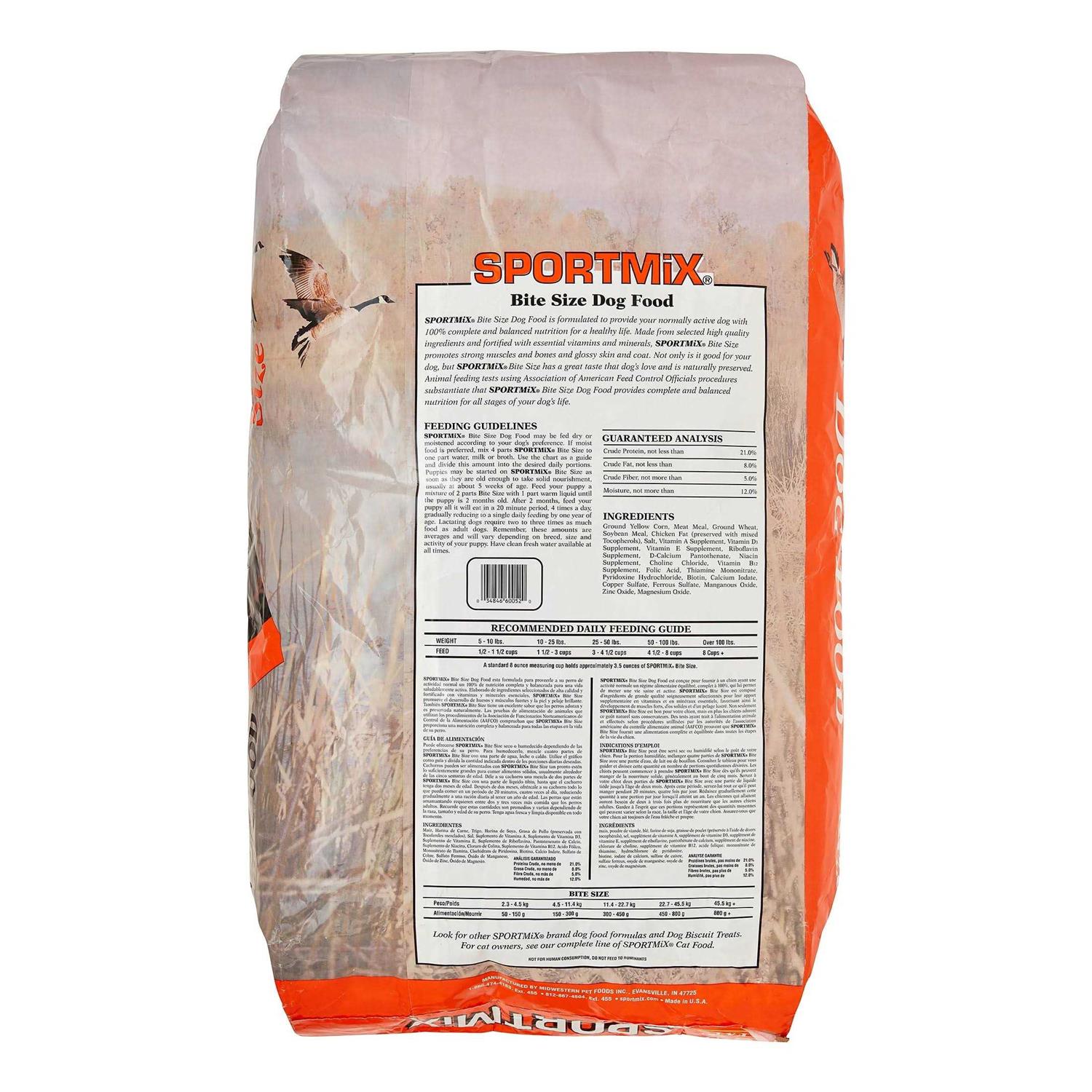 Sportmix Bite Size Dry Dog Food - Pet Supplies online store