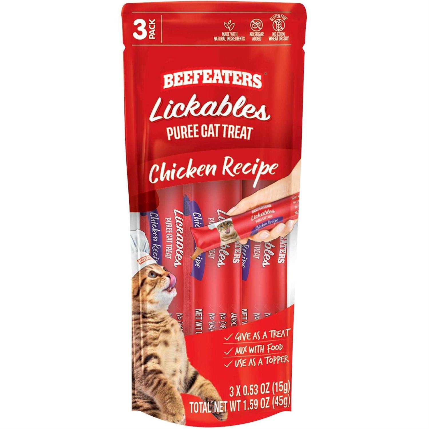 Beefeaters Lickables Puree Cat Treats - Pet Supplies online store