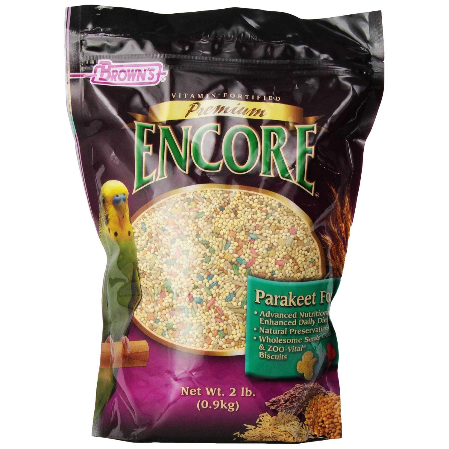 Brown's Encore Premium Parakeet Food - Pet Supplies online store