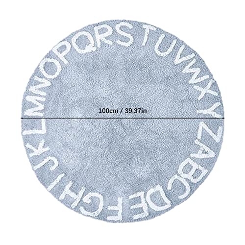 Front Door Mat Indoor Door Mat Front Door Mat Outdoor Entrance Funny Round 26 Letter Rugs Funny Cute Doormats Indoor Outdoor Home Descor Indoor Mats for Front Door 40X40IN