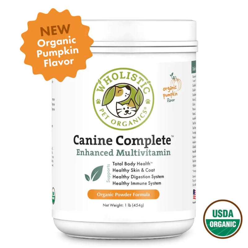 Wholistic Pet Organics Canine Complete Organic Pumpkin Supplement for Dogs - Pet Supplies online store