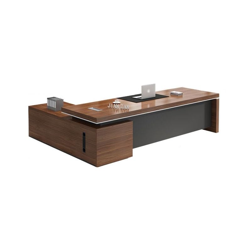 Home Desk Suitable for The Company's Boss Office Desk Modern Minimalist Office Furniture Executive Desk Manager President Supervisor Desk Writing Desk(180 * 80 * 75cm) (180 * 80 * 75cm One Size)
