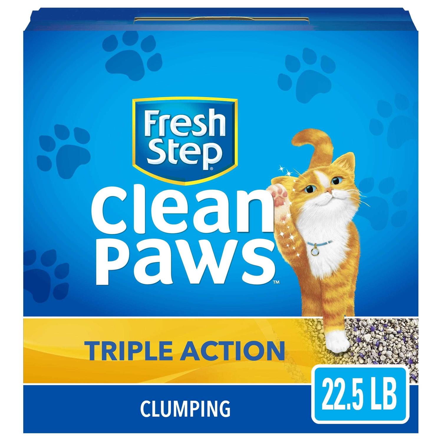 Fresh Step Clean Paws Triple Action Clumping Cat Litter - Pet Supplies online store