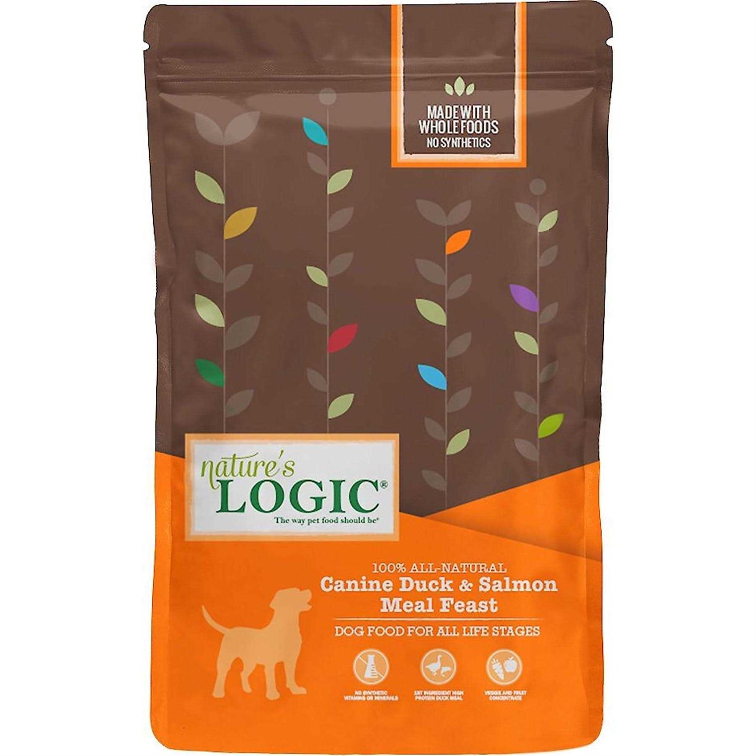 Nature's Logic Canine Duck & Salmon Meal Feast Dry Dog Food - Pet Supplies online store