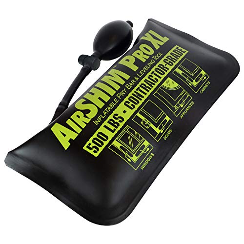 Calculated Industries 1194 Air Shim XL Inflatable Pry Bar and Leveling Tool; 500 LB Load Holding Rating & Super Sliders 4703595N 3 Inch Slider Pad Move Heavy Appliances Effortlessly, 3