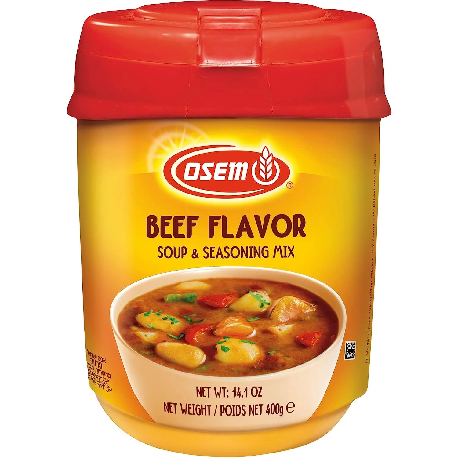 Osem Beef soup & seasoning mix 14.1oz 1 pack