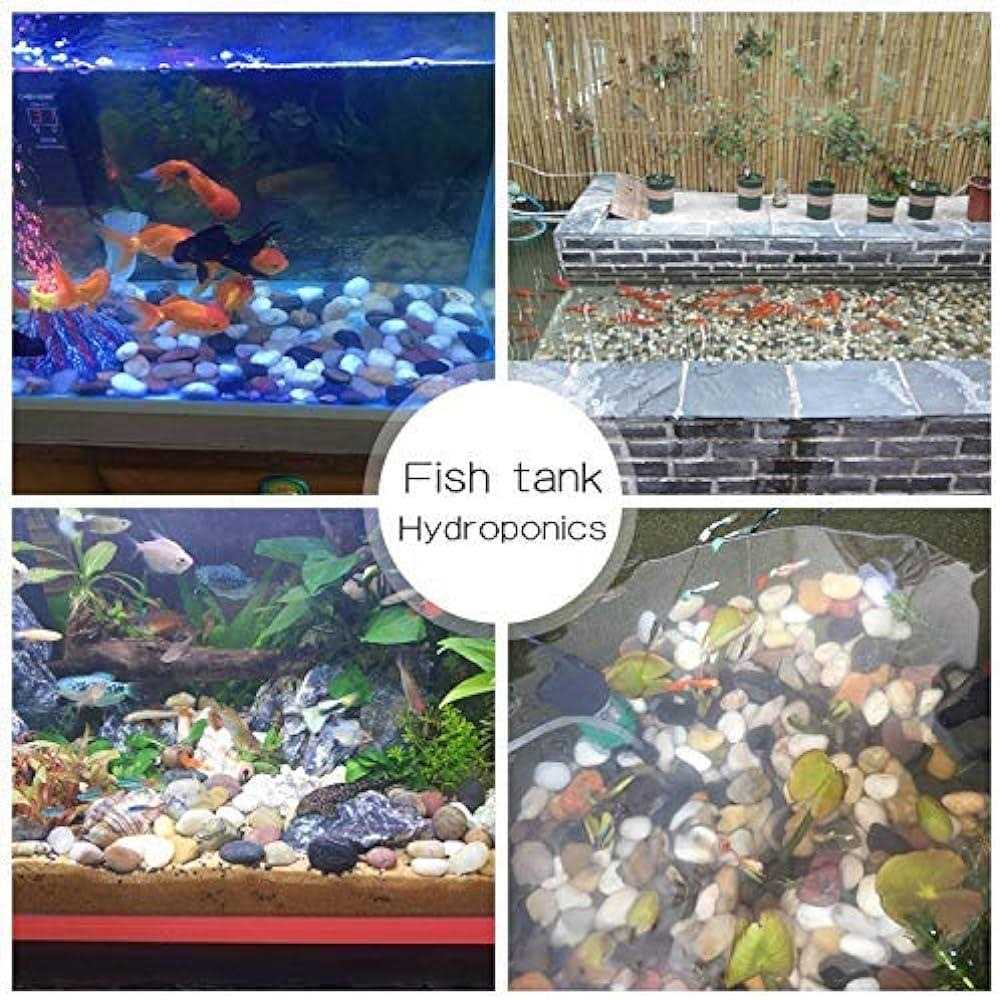 Voulosimi River Rock Stones Natural Decorative Polished Mixed Pebbles Gravel,Outdoor Decorative Stones for Plant Aquariums - Pet Supplies online store