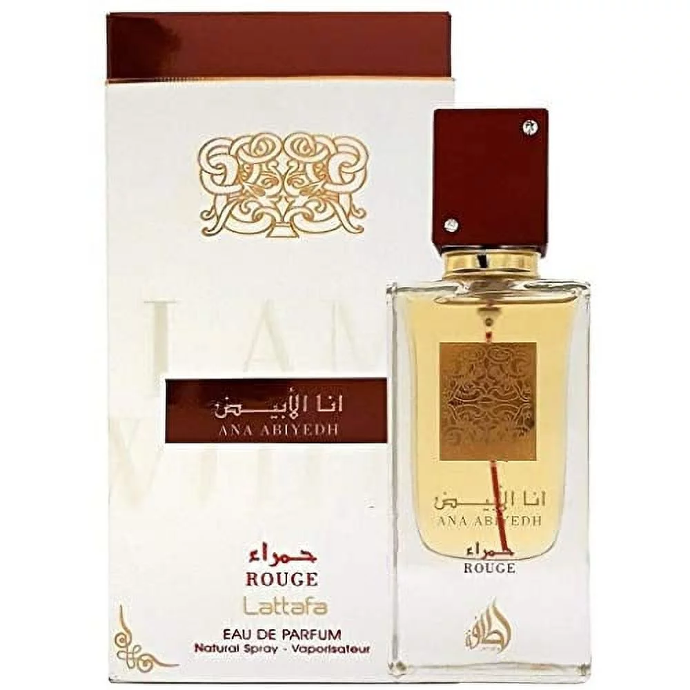 Lattafa Perfume (Ana Abiyedh Rouge for Unisex Eau de Parfum, 2 oz)