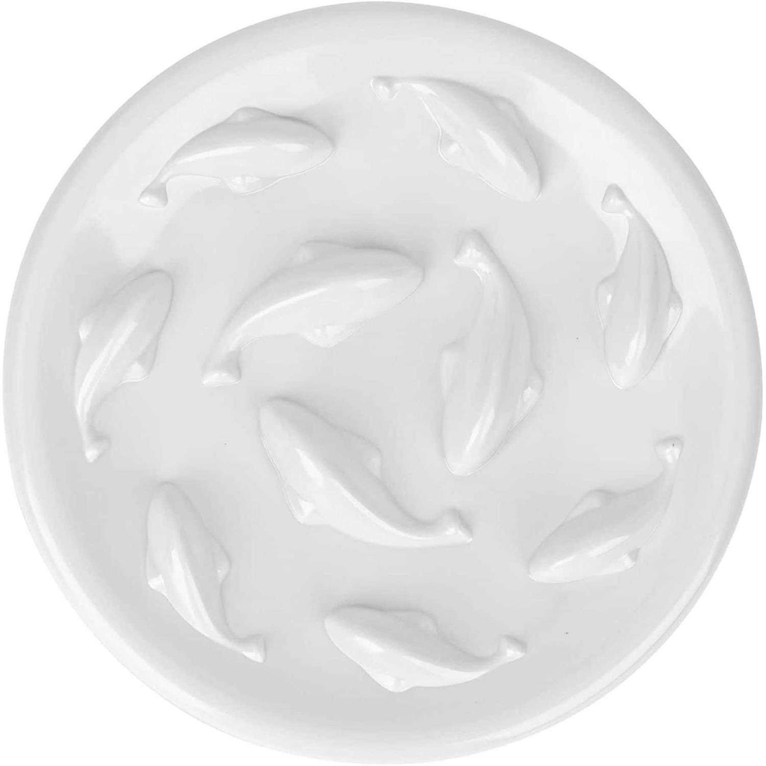 Slow Feeder Bowl for Cats and Small Dogs,Cilkus Fish Pool Design - Pet Supplies online store