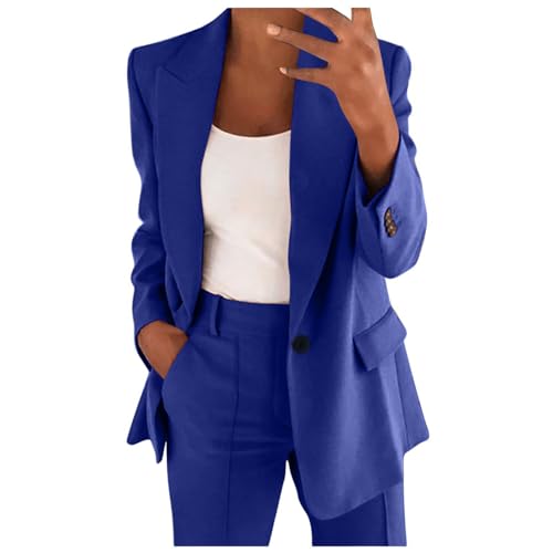 Outfits for Women 2 Piece Sets Dressy Casual Pant Suits Blazer Sets Business Work Outfits Blazer Jackets 2024