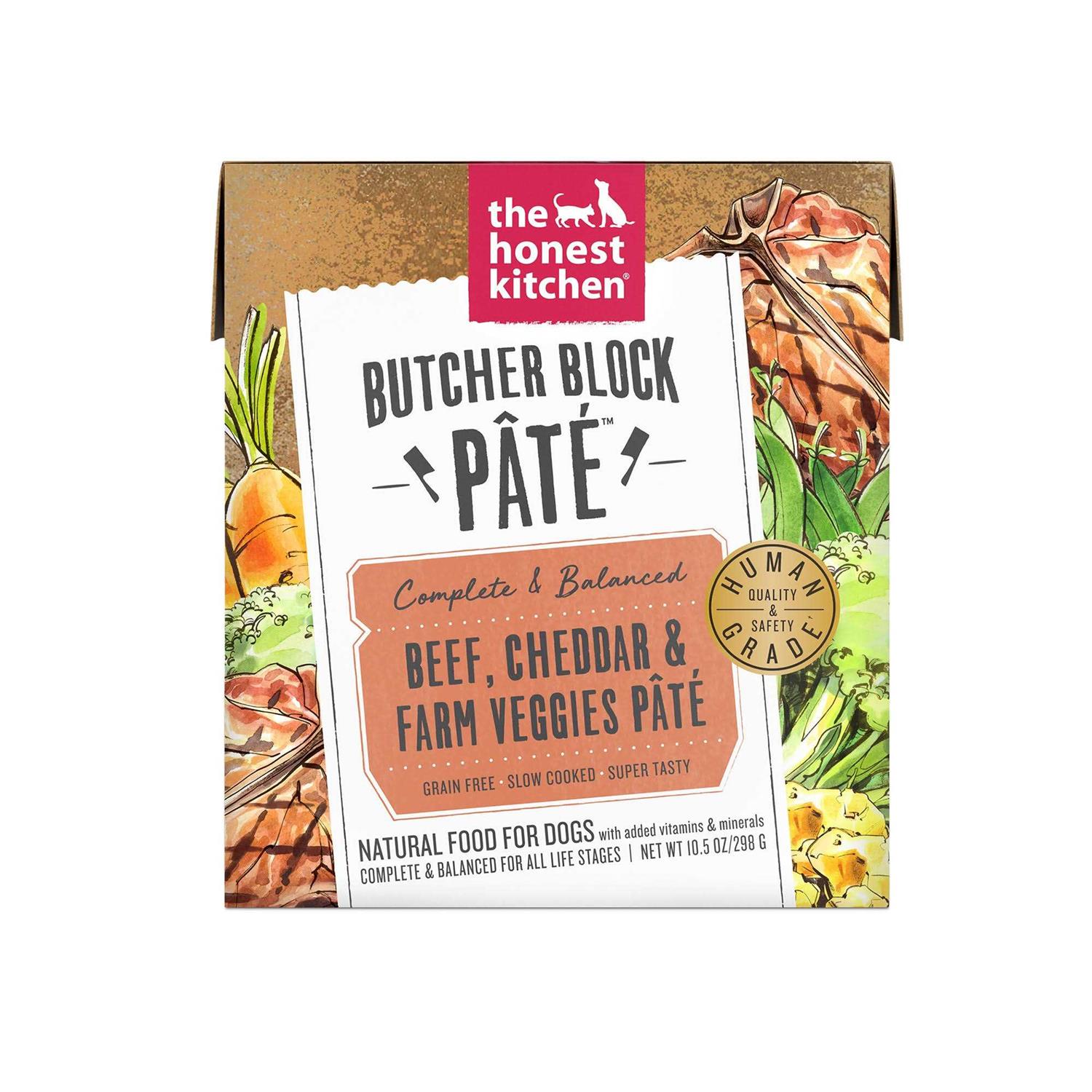 The Honest Kitchen Butcher Block Pate Dog Food 10.5 oz - Pet Supplies online store