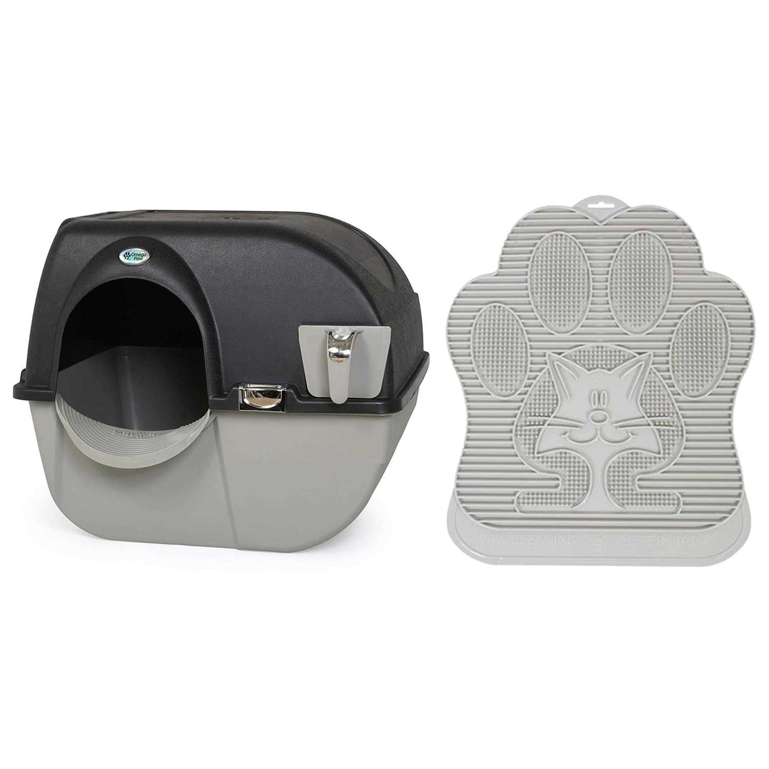 Omega Paw Roll 'N Clean Self Cleaning Litter Box - Pet Supplies online store
