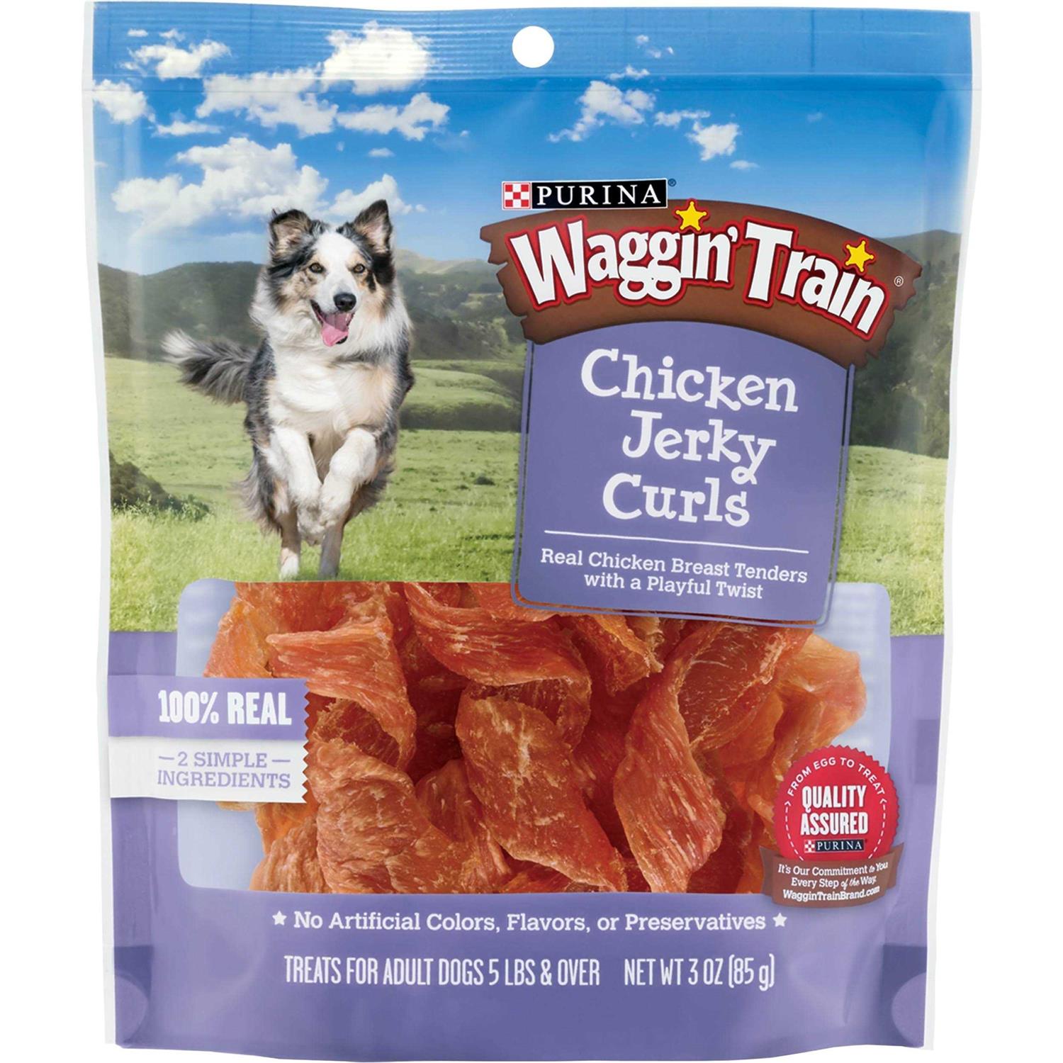 Waggin' Train Chicken Jerky Curls Dog Treats - Pet Supplies online store