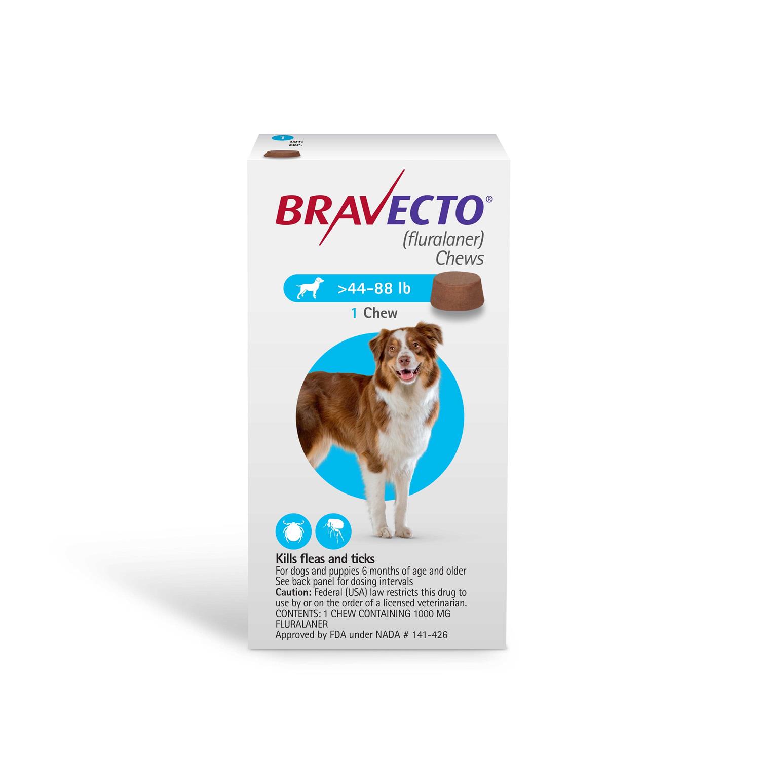 Bravecto Chew for Dogs - Pet Supplies online store