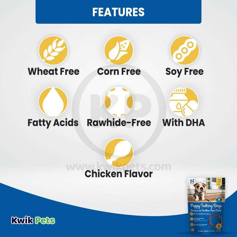 N-Bone Puppy Teething Ring Chicken Flavor - Pet Supplies online store