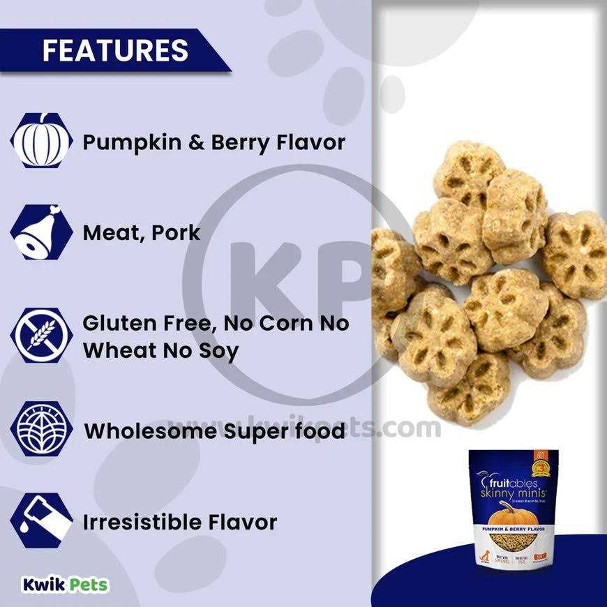 Fruitables Skinny Minis Dog Treats - Pet Supplies online store