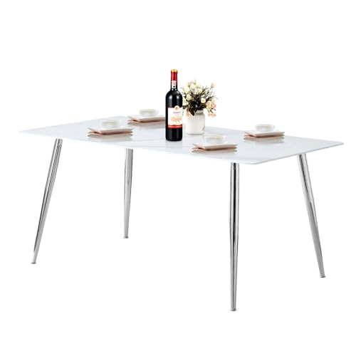 Mid Century Modern Rectangular Dining Table, 45