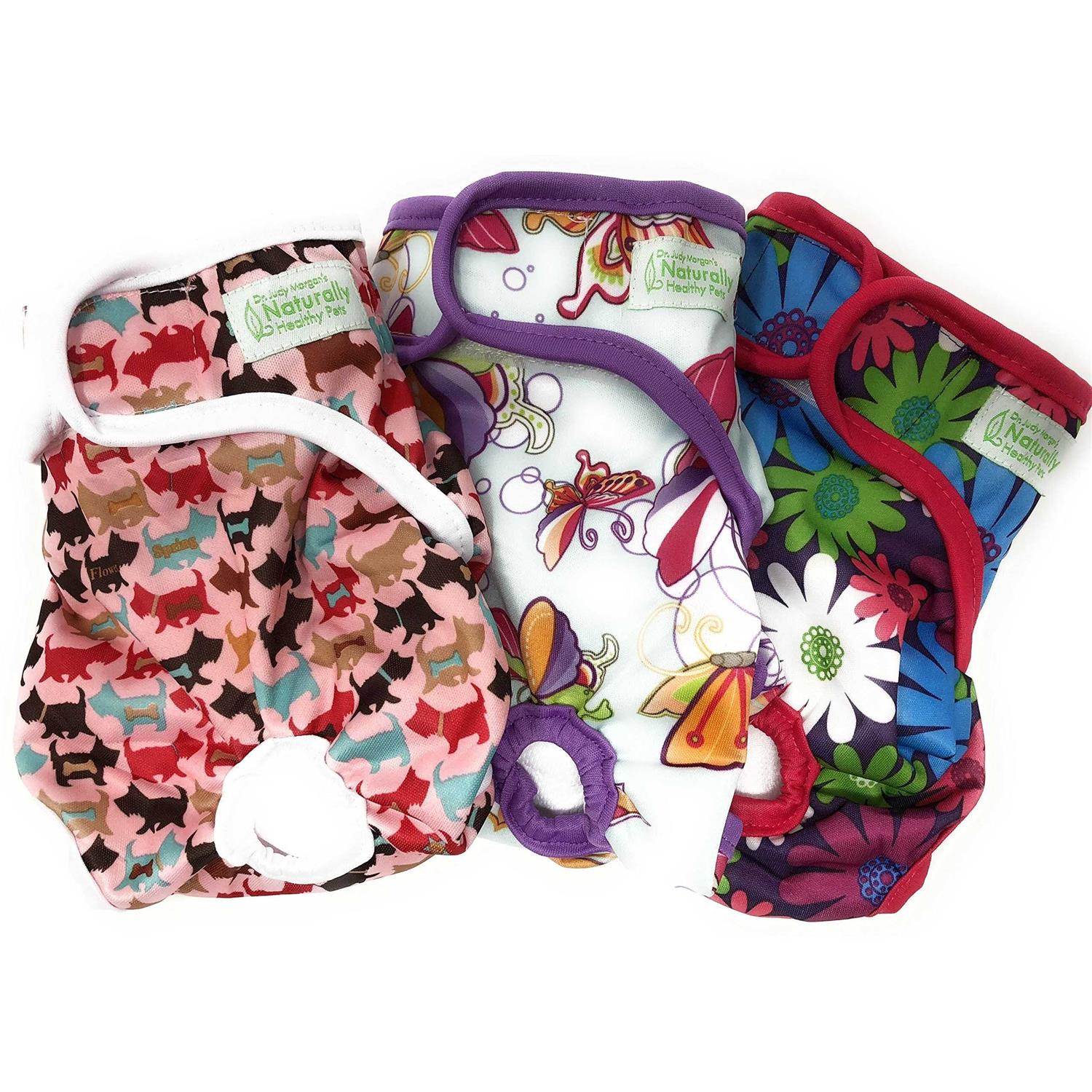 Dr. Judy Morgan's Naturally Healthy Pets Washable Reusable Dog Diapers - Pet Supplies online store