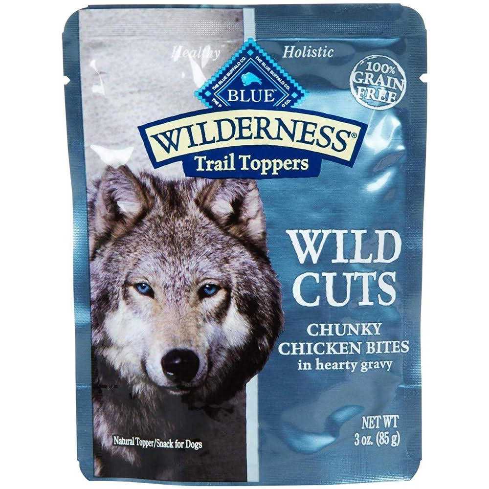 Blue Buffalo Wilderness Trail Toppers Dog Food Wild Cuts Bites - Pet Supplies online store