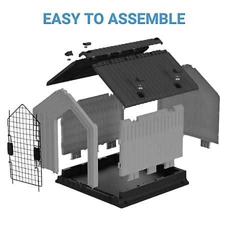 Mirapet Modern Pet House with Durable, Weatherproof Design and Easy Installation - Pet Supplies online store