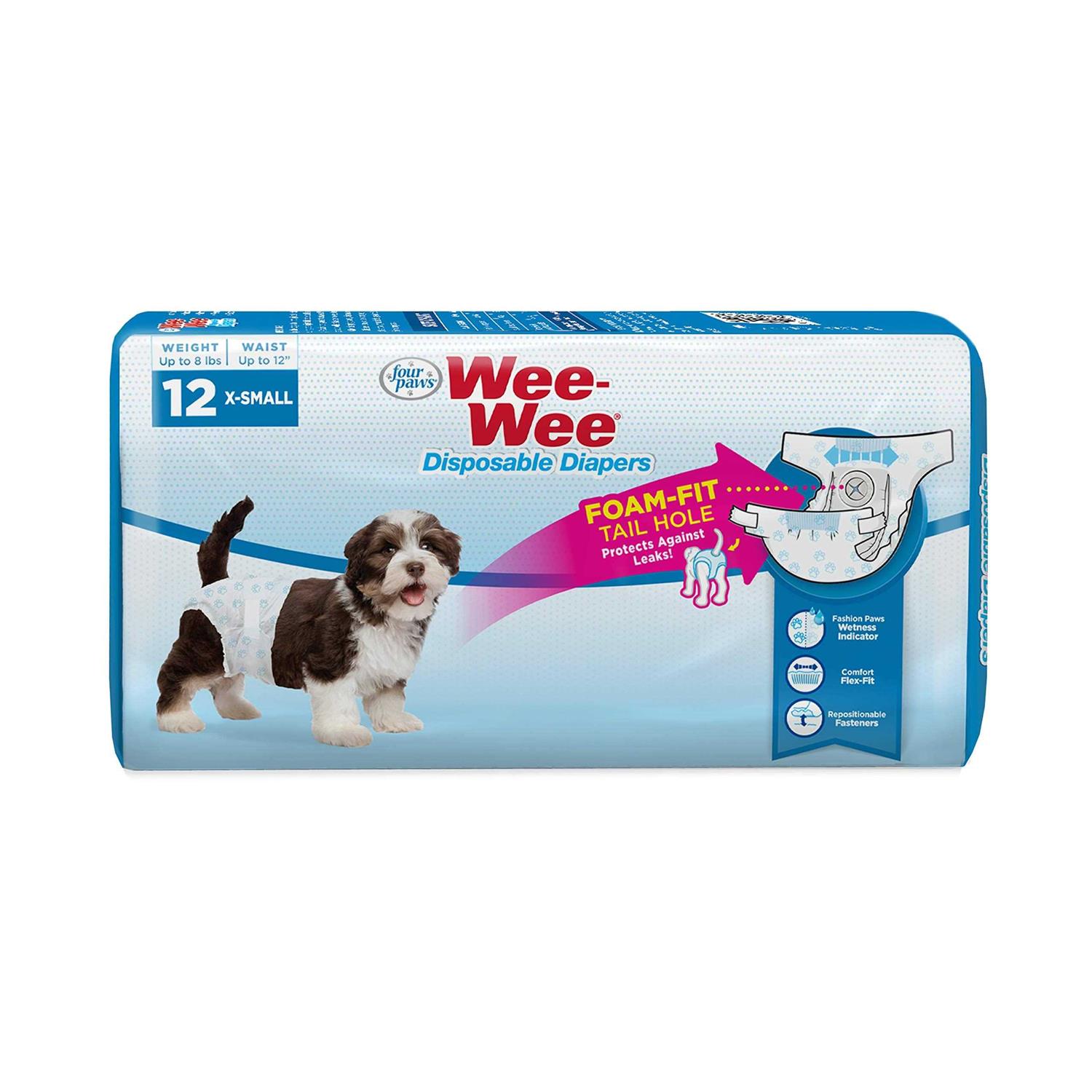 Four Paws Wee Wee Disposable Diapers - Pet Supplies online store
